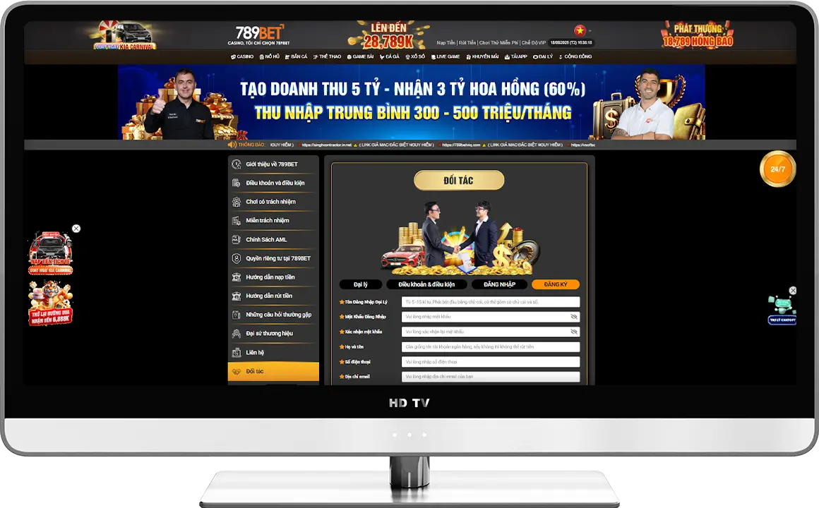 Bước 3: Chọn "đăng ký" sau khi đã nắm rõ chính sách . Sau đó liên hệ qua link: http://teledaily789bet.com cung cấp thông tin hỗ trợ hoàn tất kích hoạt
